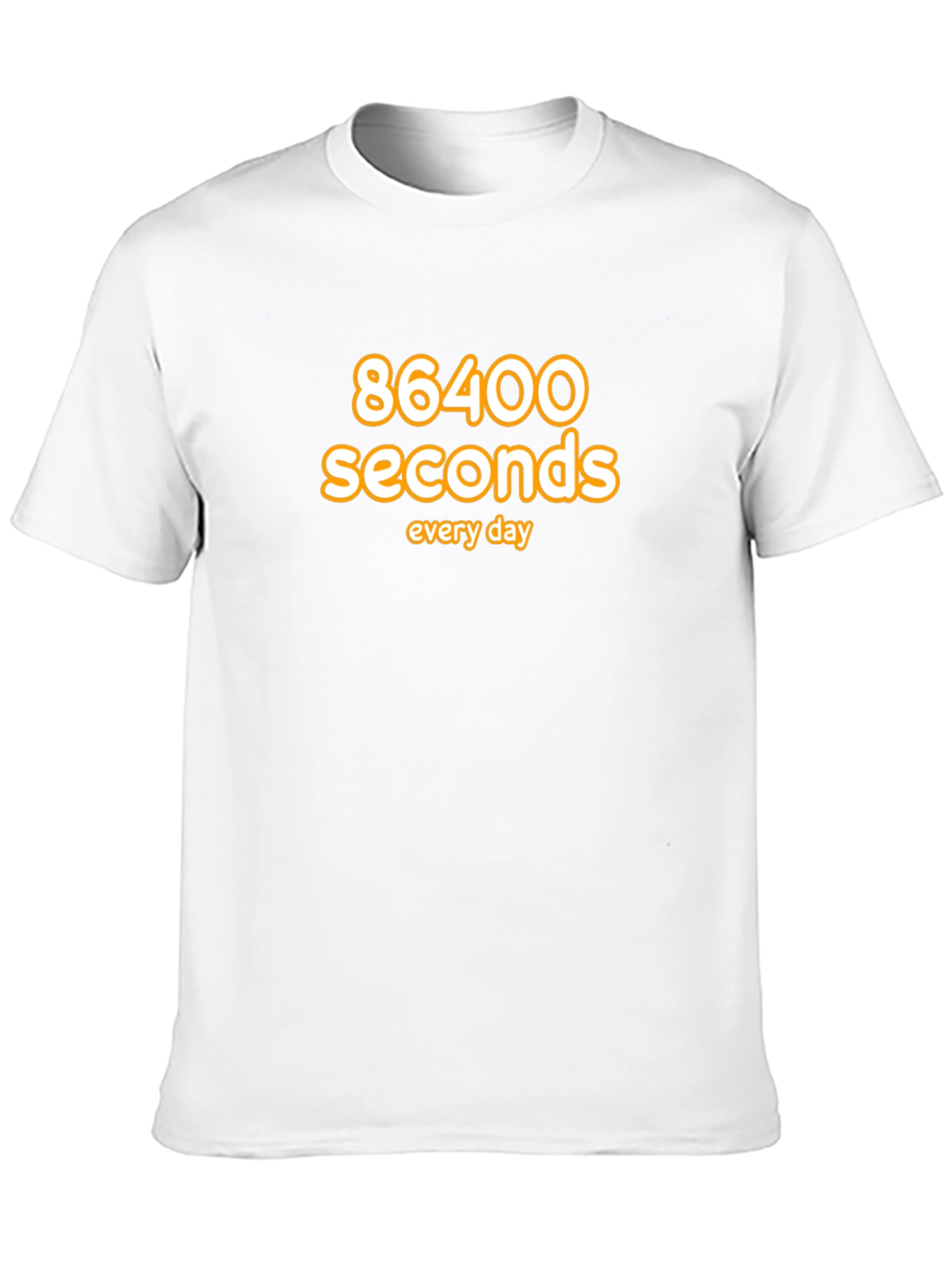 Camiseta Negra: 86400 Segundos al Día