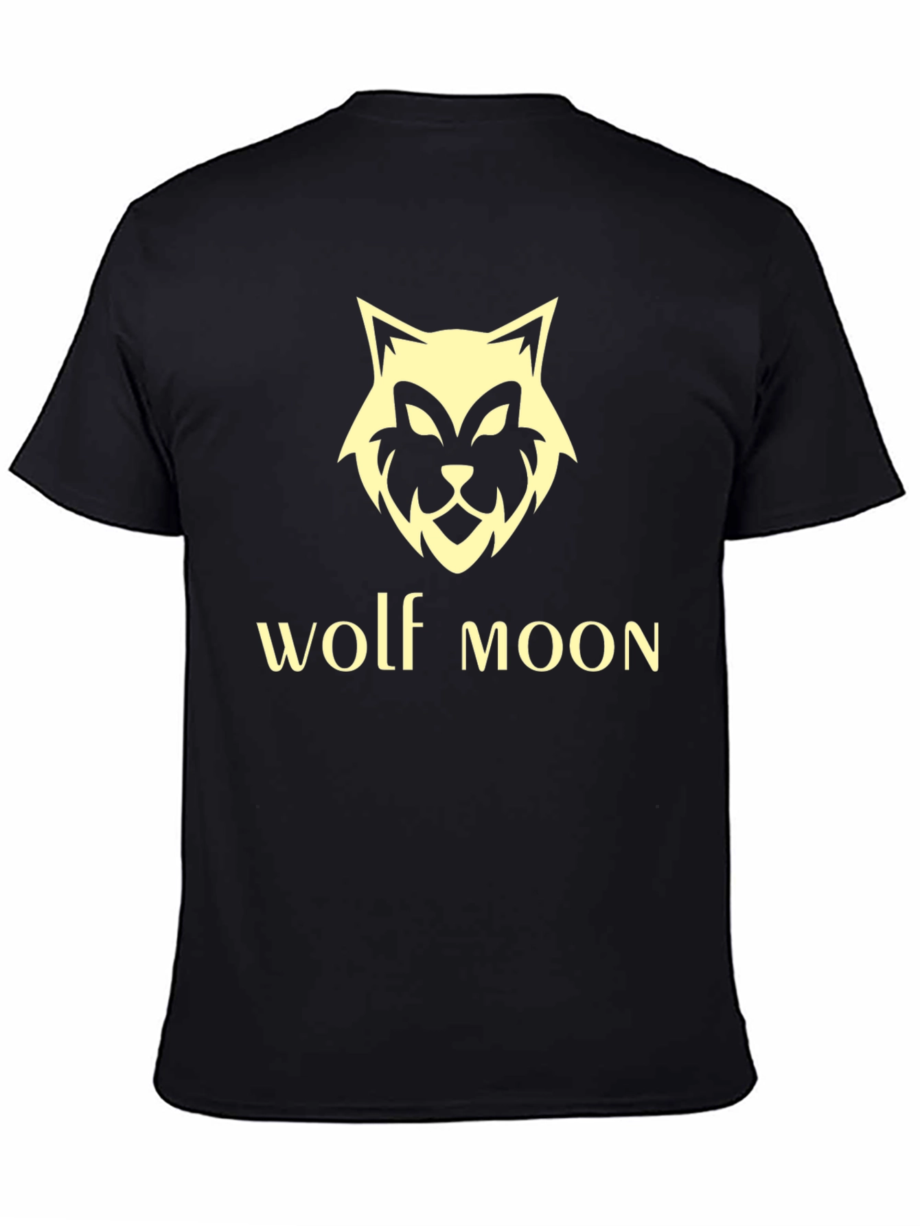 Camiseta Negra Wolf Moon