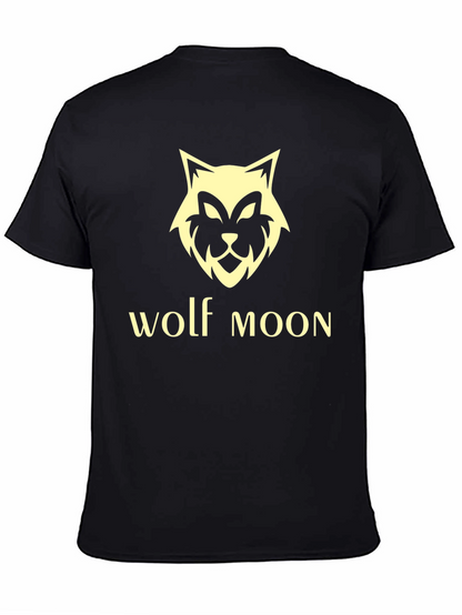 Camiseta Negra Wolf Moon