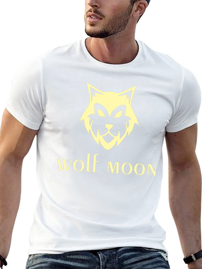 Camiseta Negra Wolf Moon