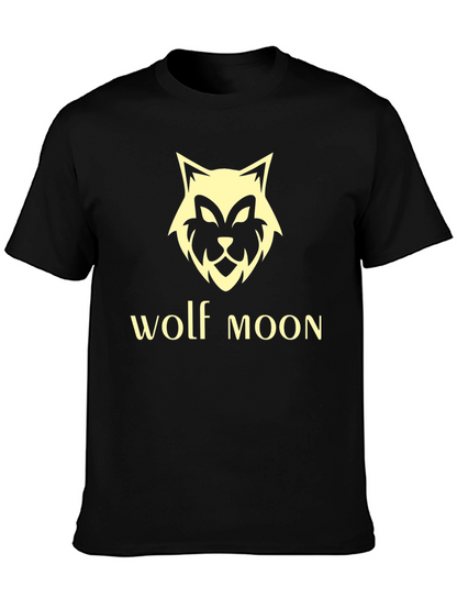 Camiseta Negra Wolf Moon