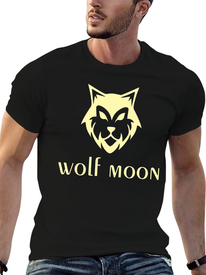 Camiseta Negra Wolf Moon