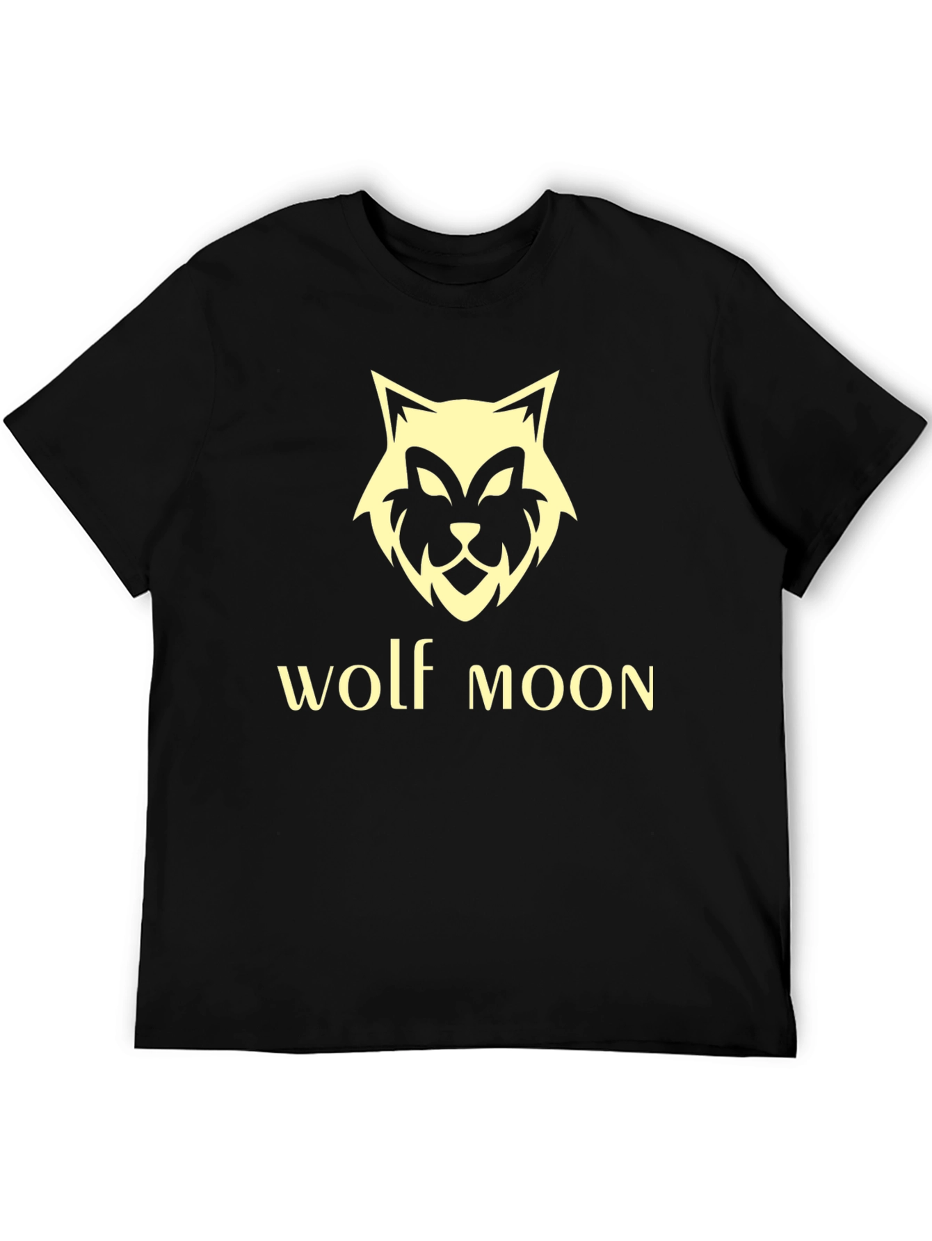 Camiseta Negra Wolf Moon