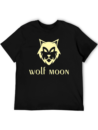 Camiseta Negra Wolf Moon