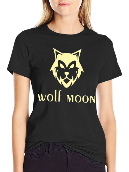 Camiseta Negra Wolf Moon