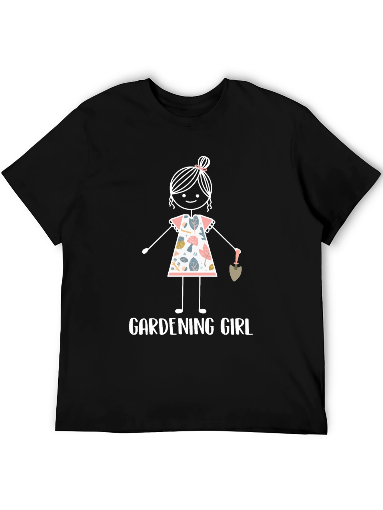 Camiseta Negra Gardening Girl para Jardineras