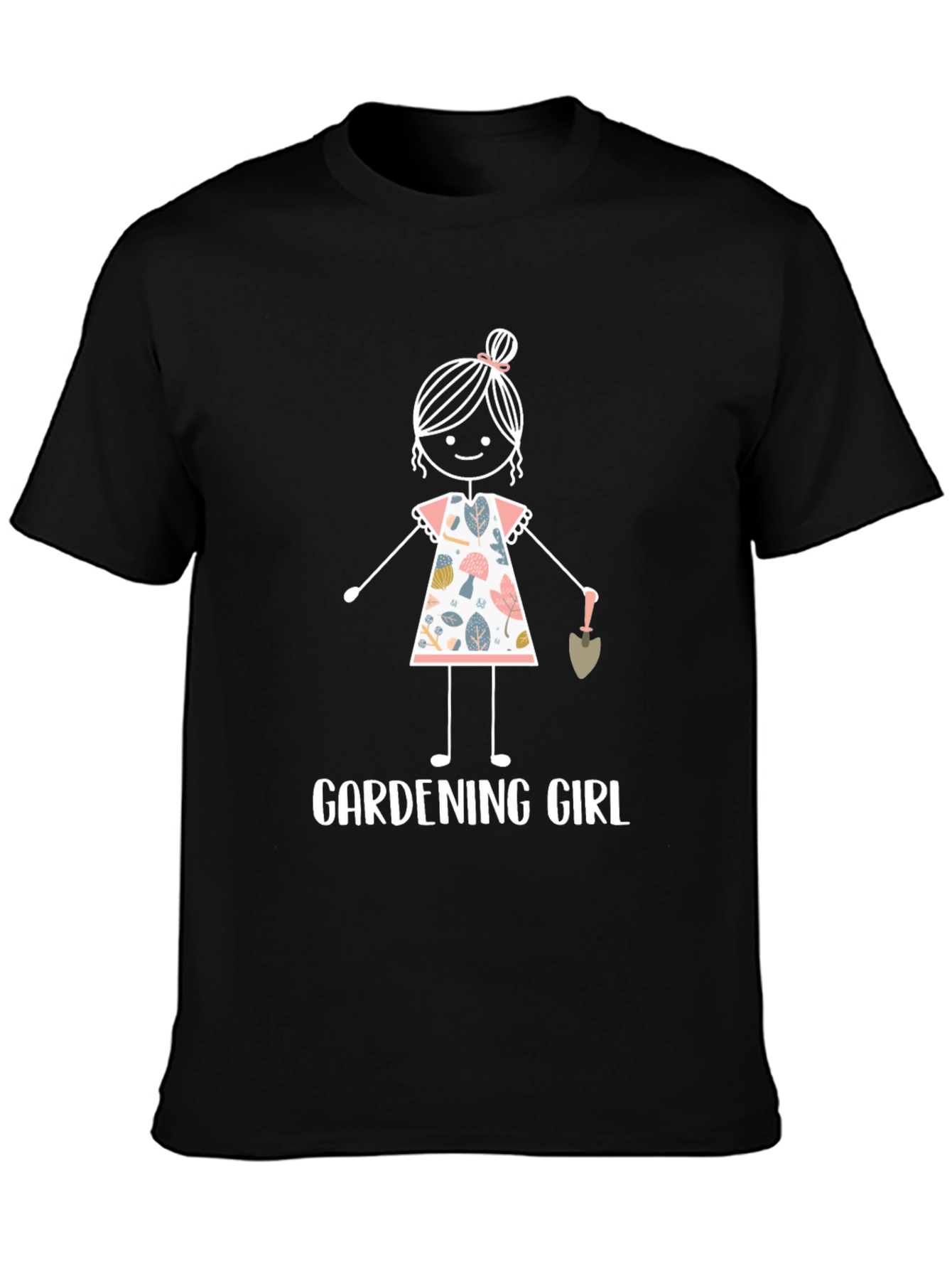Camiseta Negra Gardening Girl para Jardineras