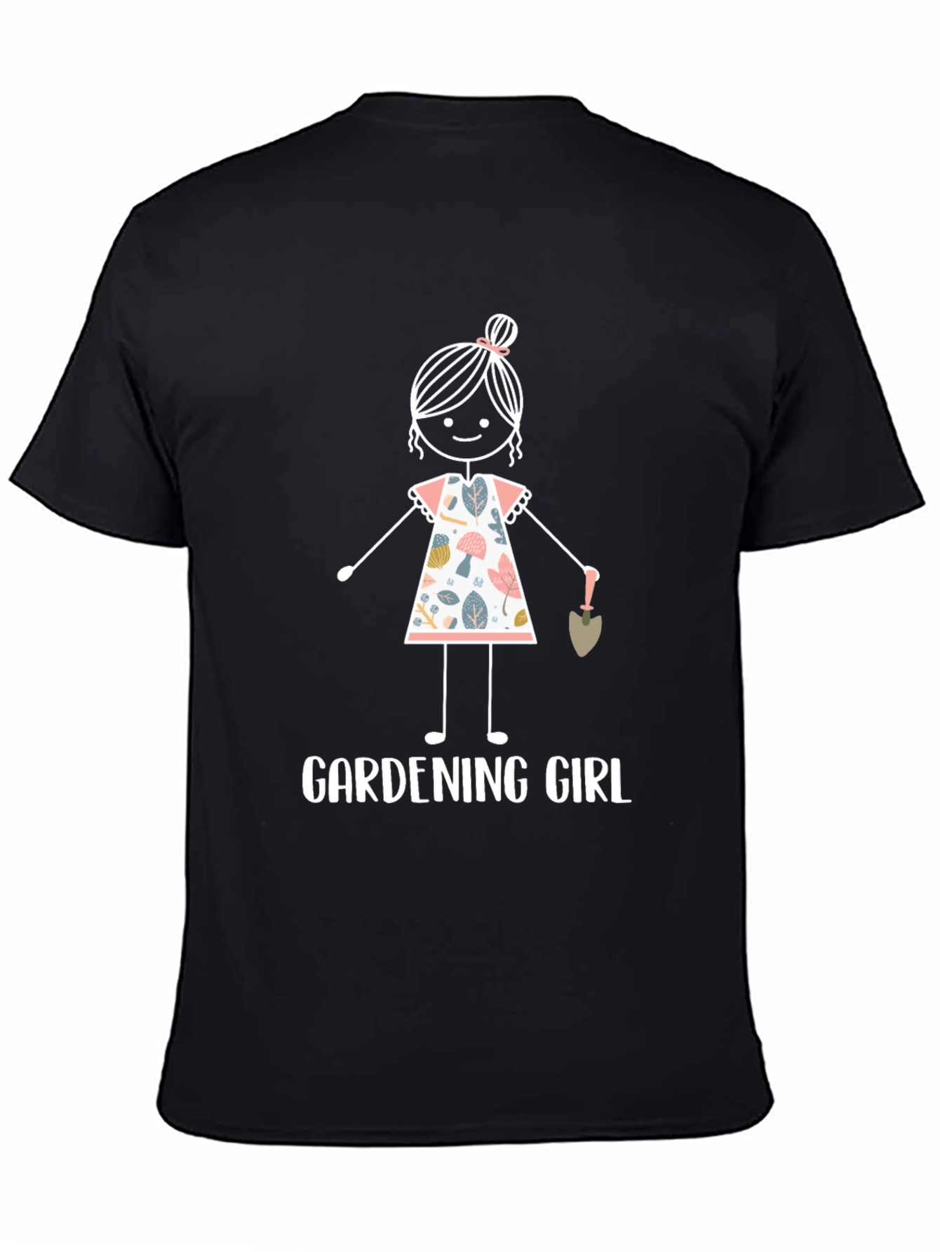 Camiseta Negra Gardening Girl para Jardineras