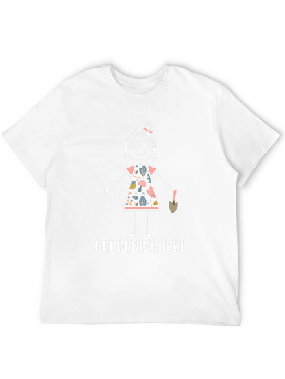 Camiseta Negra Gardening Girl para Jardineras