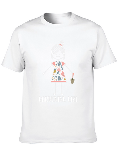 Camiseta Negra Gardening Girl para Jardineras
