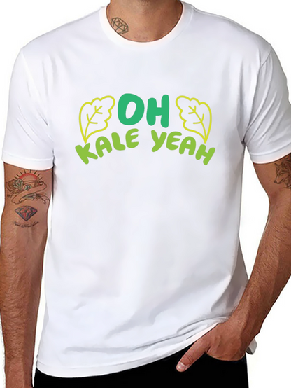 Camiseta Negra Hombre - Oh Kale Yeah