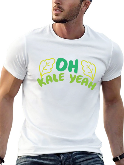 Camiseta Negra Hombre - Oh Kale Yeah