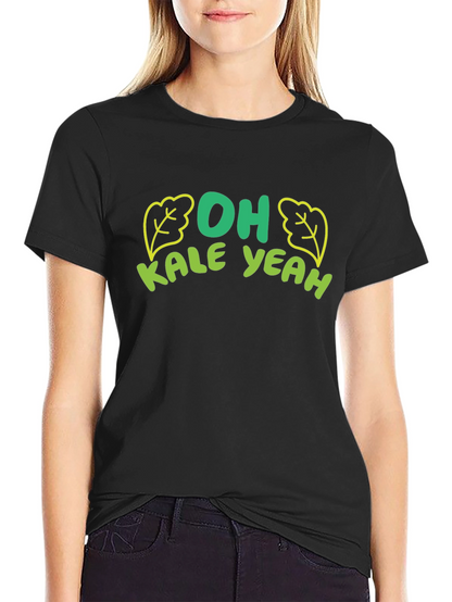 Camiseta Negra Hombre - Oh Kale Yeah