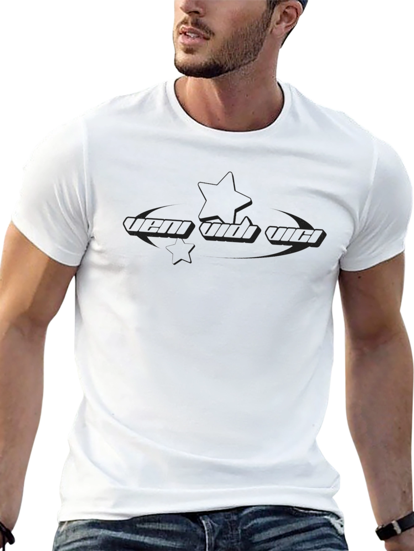 Camiseta Negra Casual para Hombre