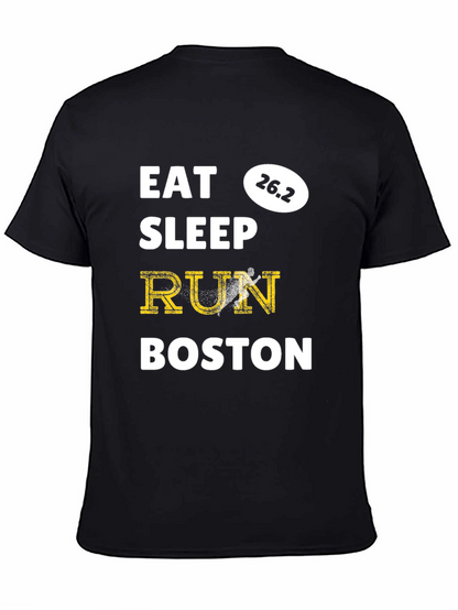 Camiseta Eat Sleep Run Boston 26.2