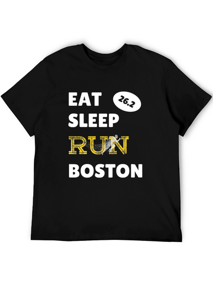Camiseta Eat Sleep Run Boston 26.2