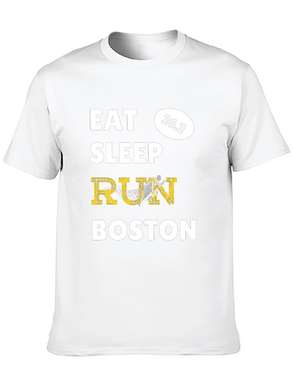 Camiseta Eat Sleep Run Boston 26.2
