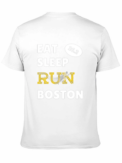 Camiseta Eat Sleep Run Boston 26.2
