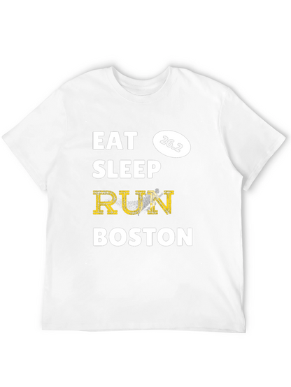 Camiseta Eat Sleep Run Boston 26.2