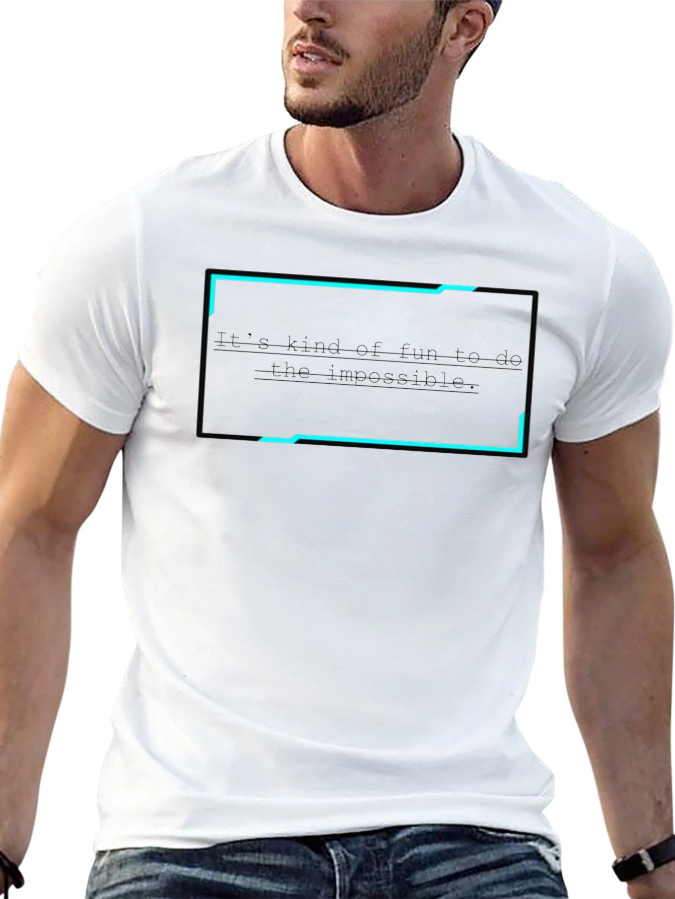 Camiseta Negra: Es divertido hacer lo imposible