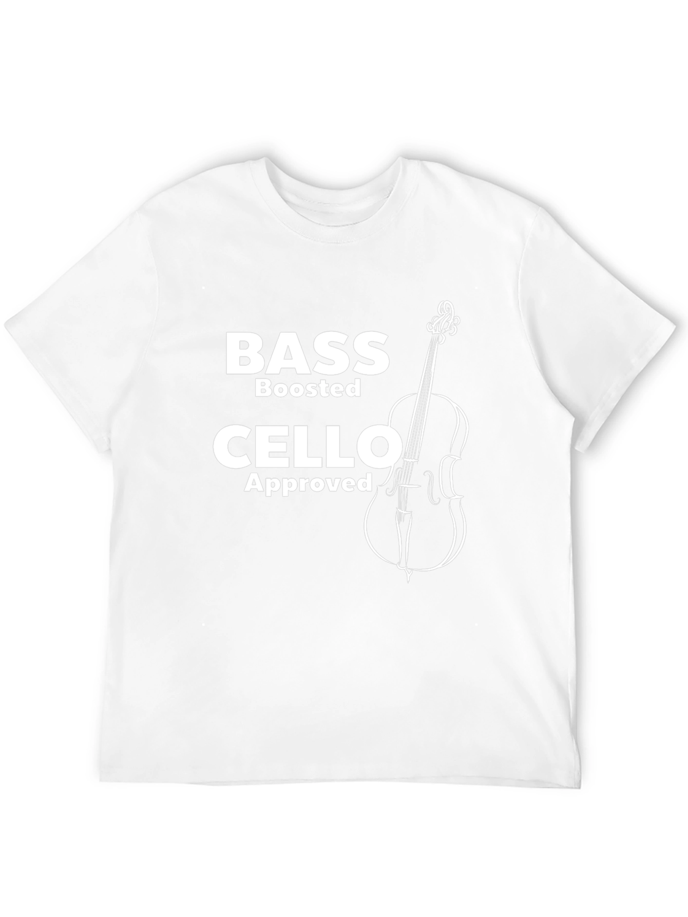 Camiseta Negra Bass Cello Approved