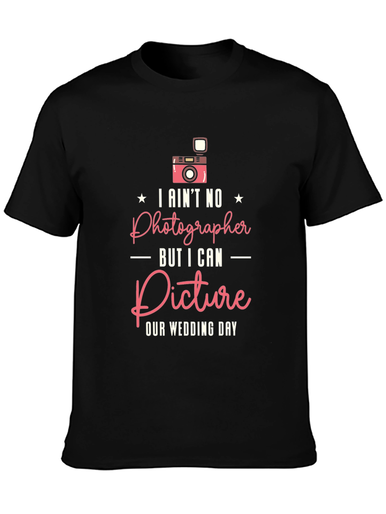 Camiseta Negra: No soy fotógrafo ¡pero puedo imaginar!