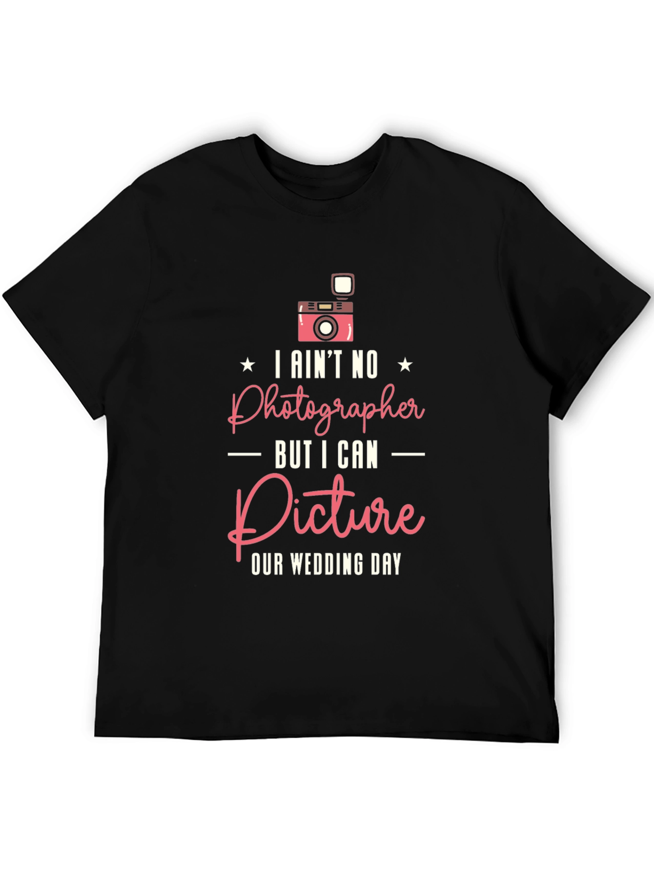 Camiseta Negra: No soy fotógrafo ¡pero puedo imaginar!
