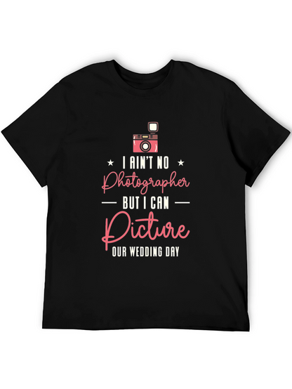 Camiseta Negra: No soy fotógrafo ¡pero puedo imaginar!