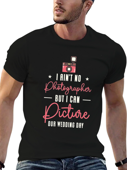 Camiseta Negra: No soy fotógrafo ¡pero puedo imaginar!