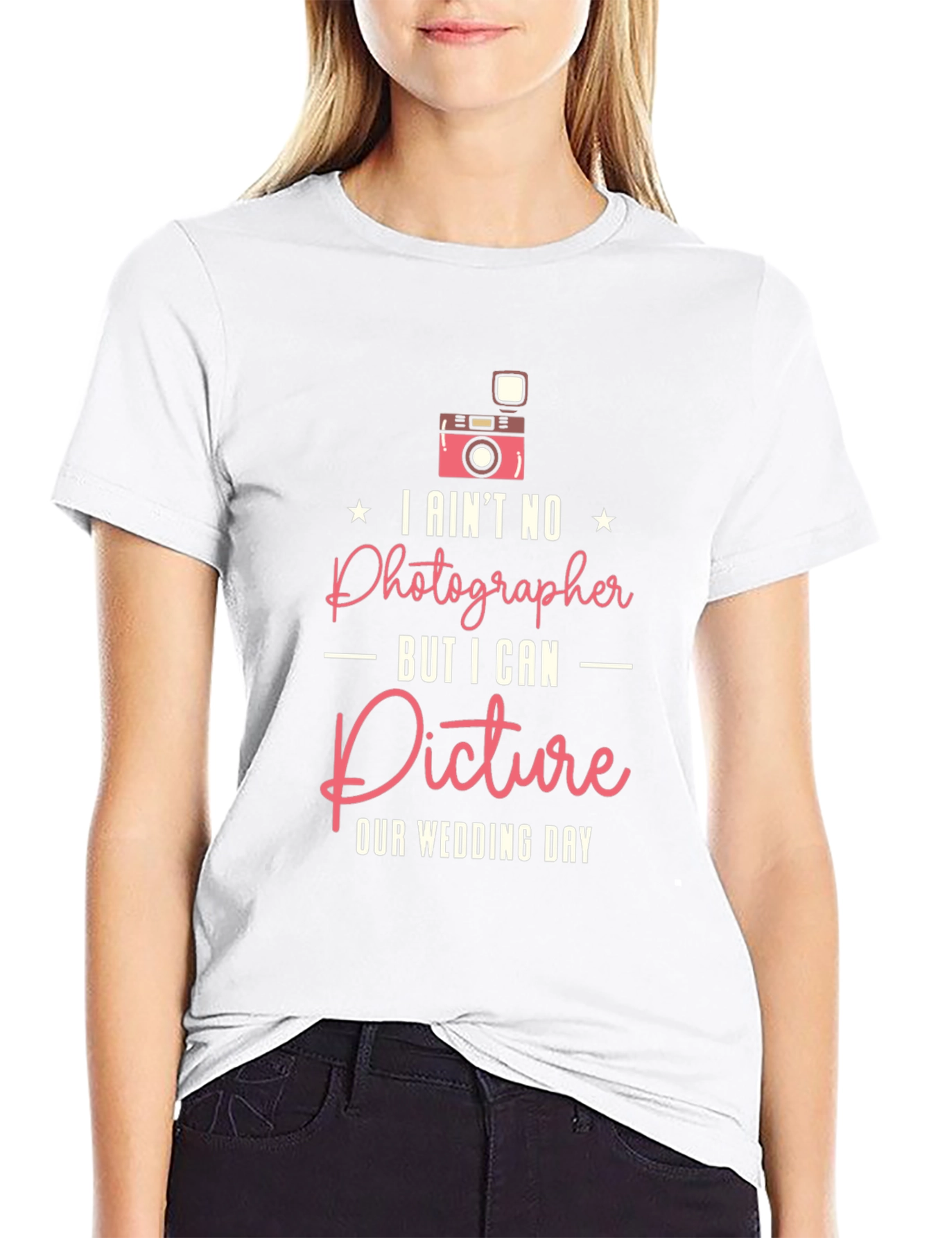 Camiseta Negra: No soy fotógrafo ¡pero puedo imaginar!