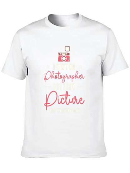 Camiseta Negra: No soy fotógrafo ¡pero puedo imaginar!