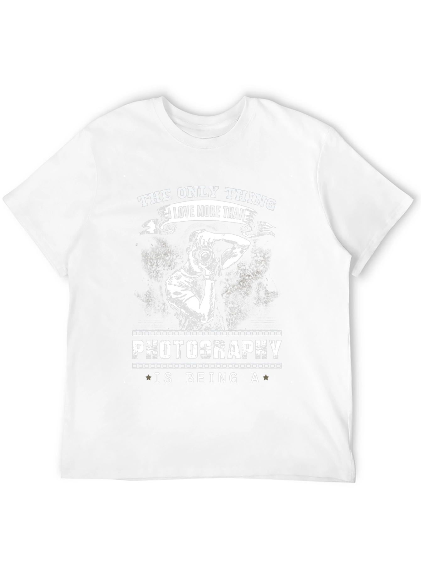 Camiseta Negra Fotografía - Amo Ser Fotógrafo