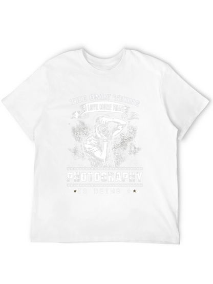 Camiseta Negra Fotografía - Amo Ser Fotógrafo