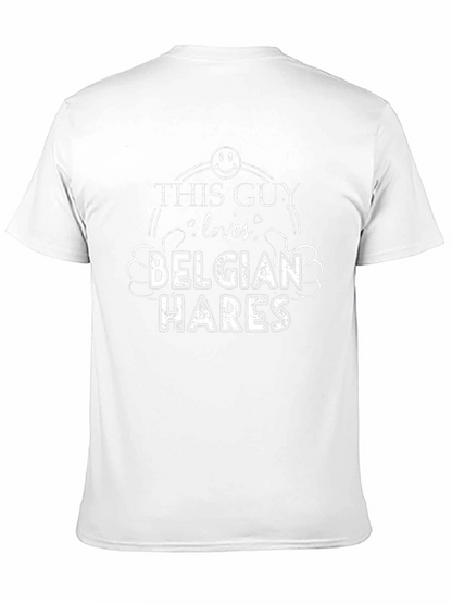 Camiseta Negra: Este Chico Ama Las Liebres Belgas