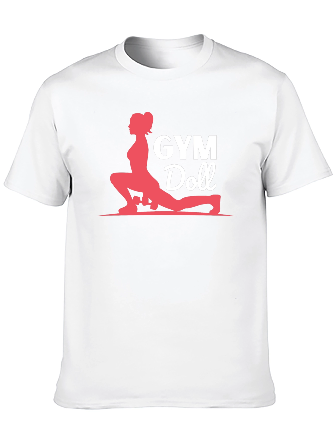 Camiseta Negra Gym Doll para Entrenamiento Físico