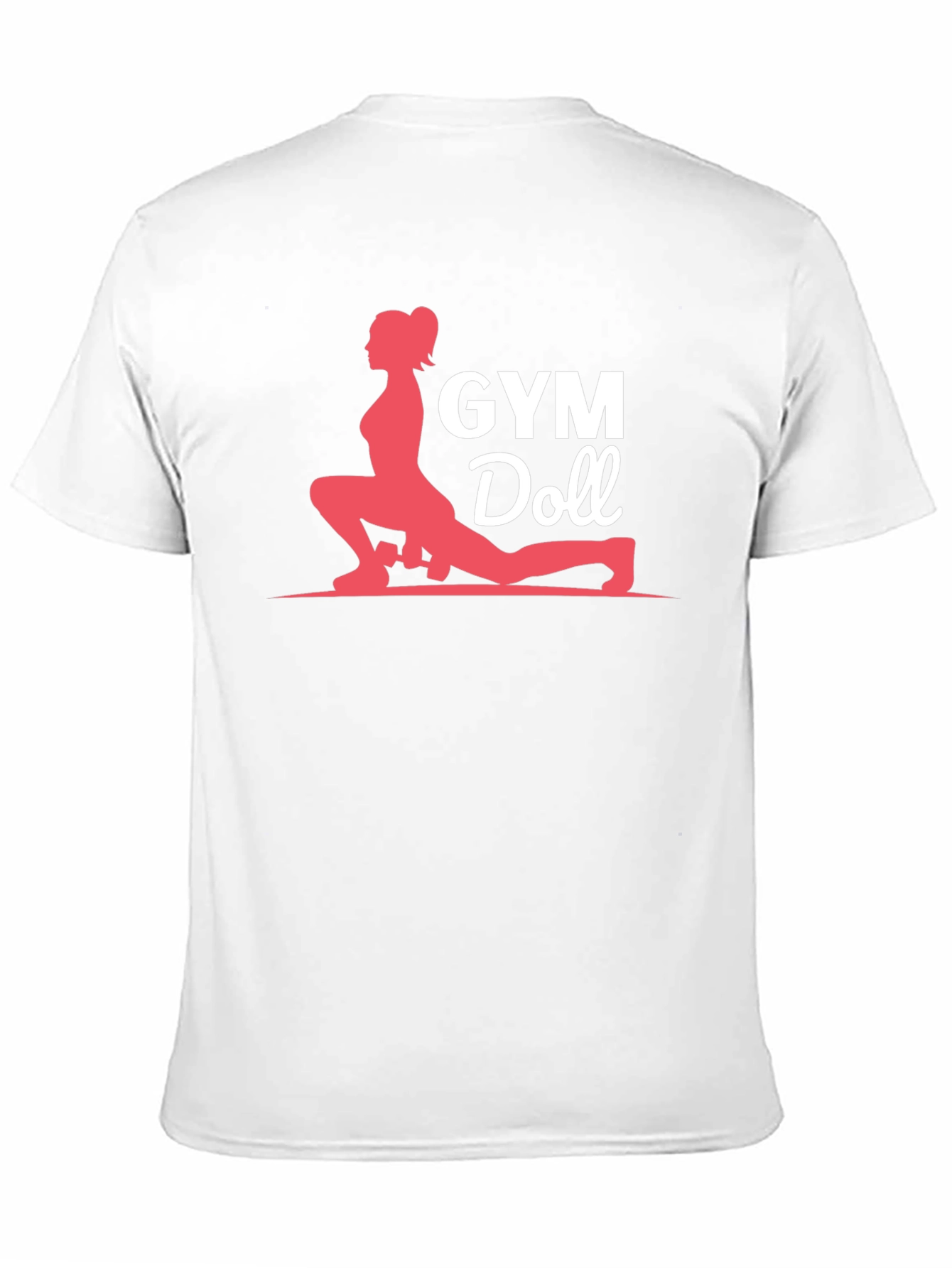 Camiseta Negra Gym Doll para Entrenamiento Físico