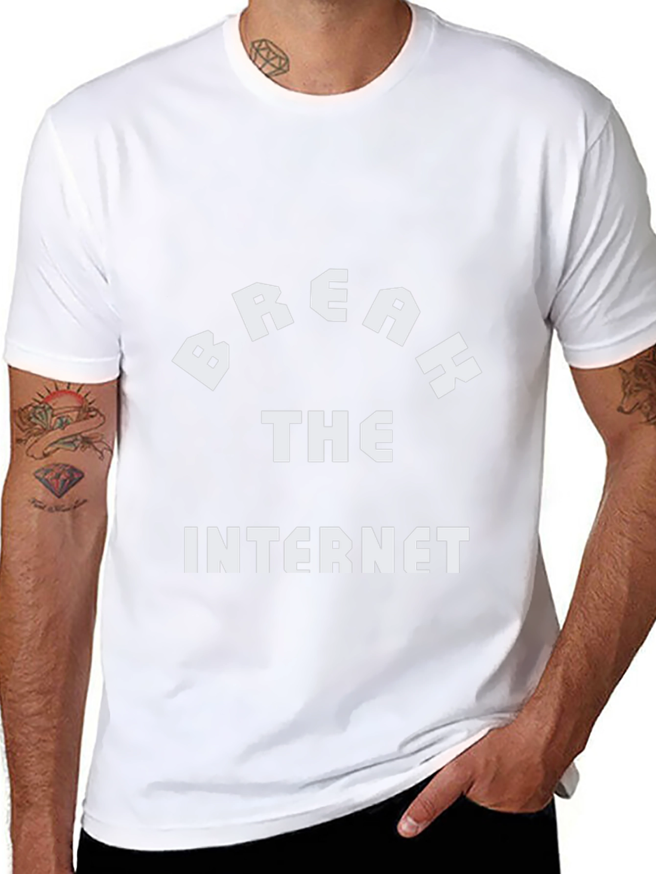 Camiseta Negra: Break the Internet