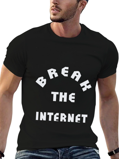 Camiseta Negra: Break the Internet