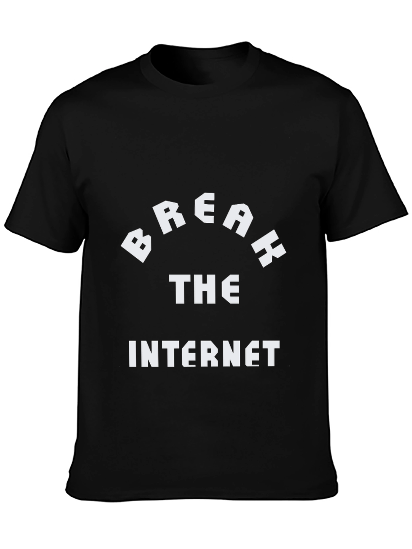 Camiseta Negra: Break the Internet