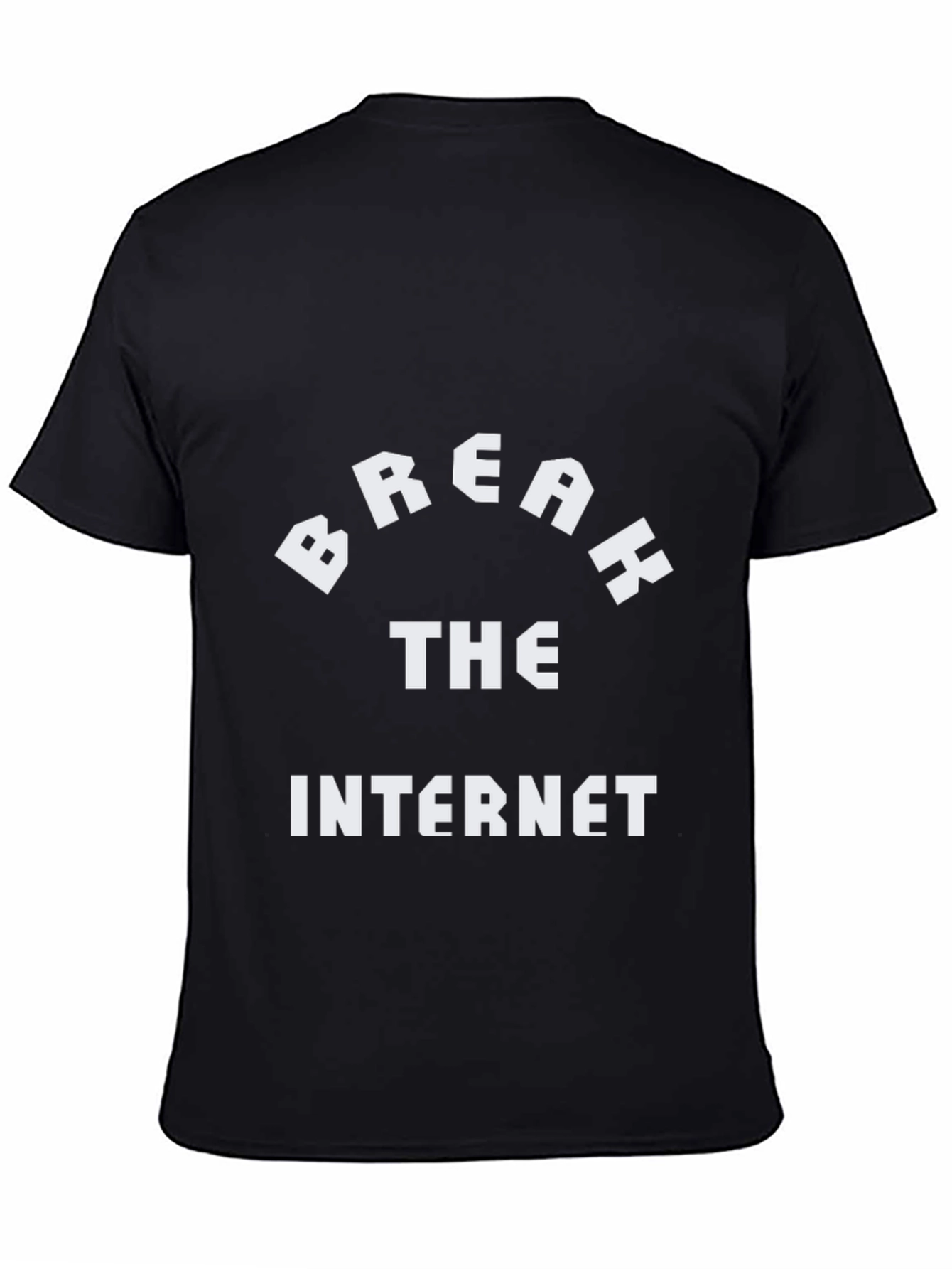 Camiseta Negra: Break the Internet