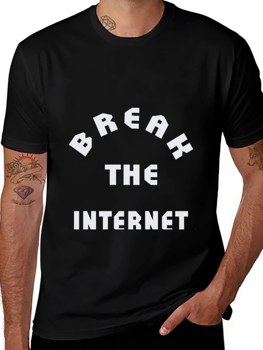 Camiseta Negra: Break the Internet