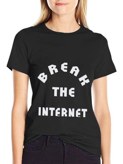 Camiseta Negra: Break the Internet