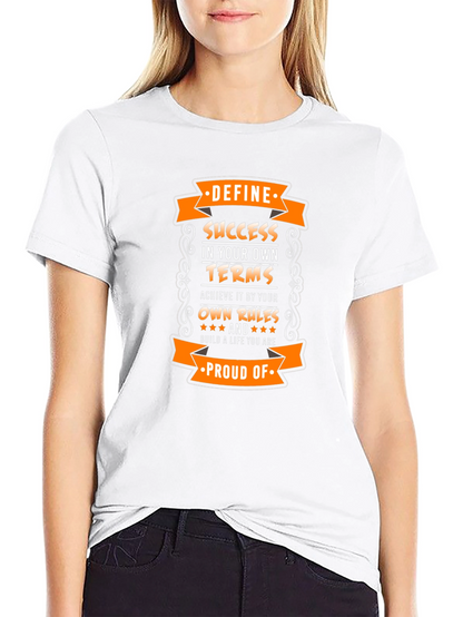 Camiseta Negra Motivacional: Define tu Éxito