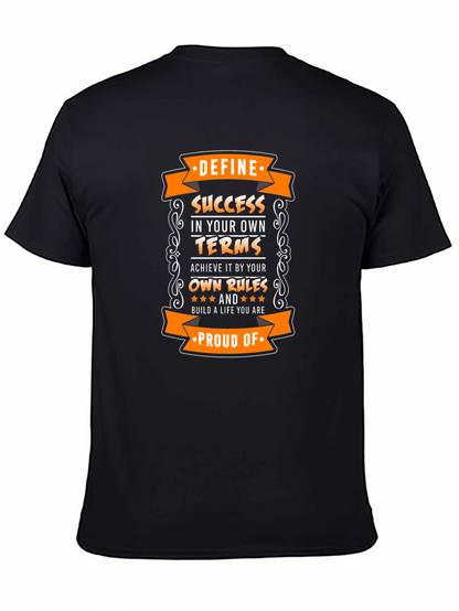 Camiseta Negra Motivacional: Define tu Éxito