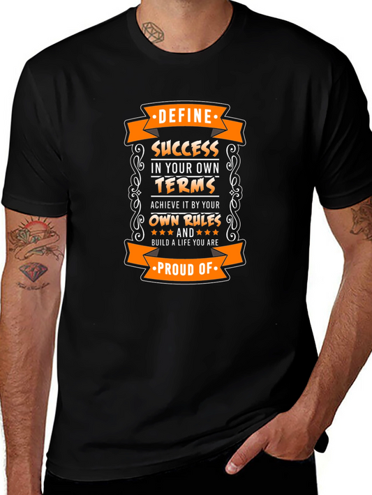 Camiseta Negra Motivacional: Define tu Éxito