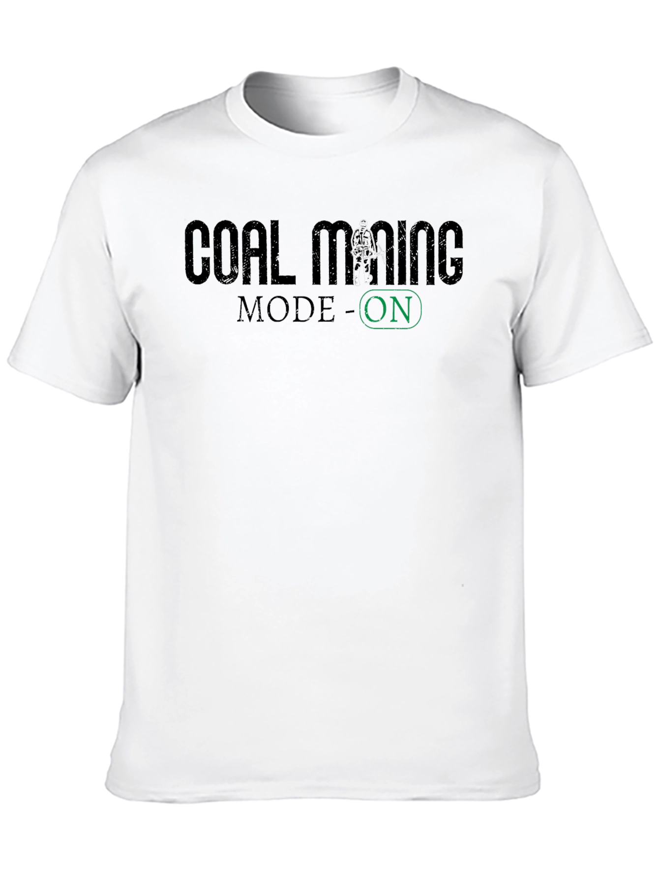 Camiseta Negra Coal Mining Mode On