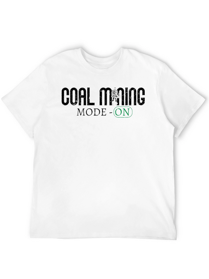 Camiseta Negra Coal Mining Mode On