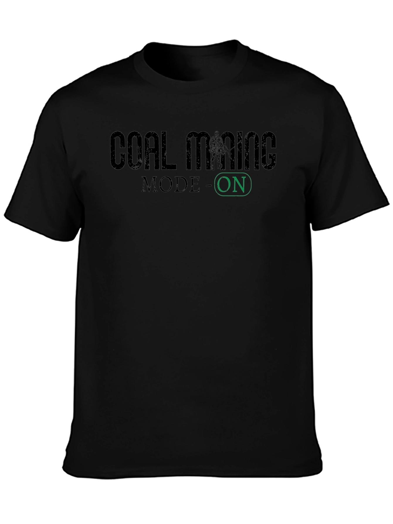 Camiseta Negra Coal Mining Mode On