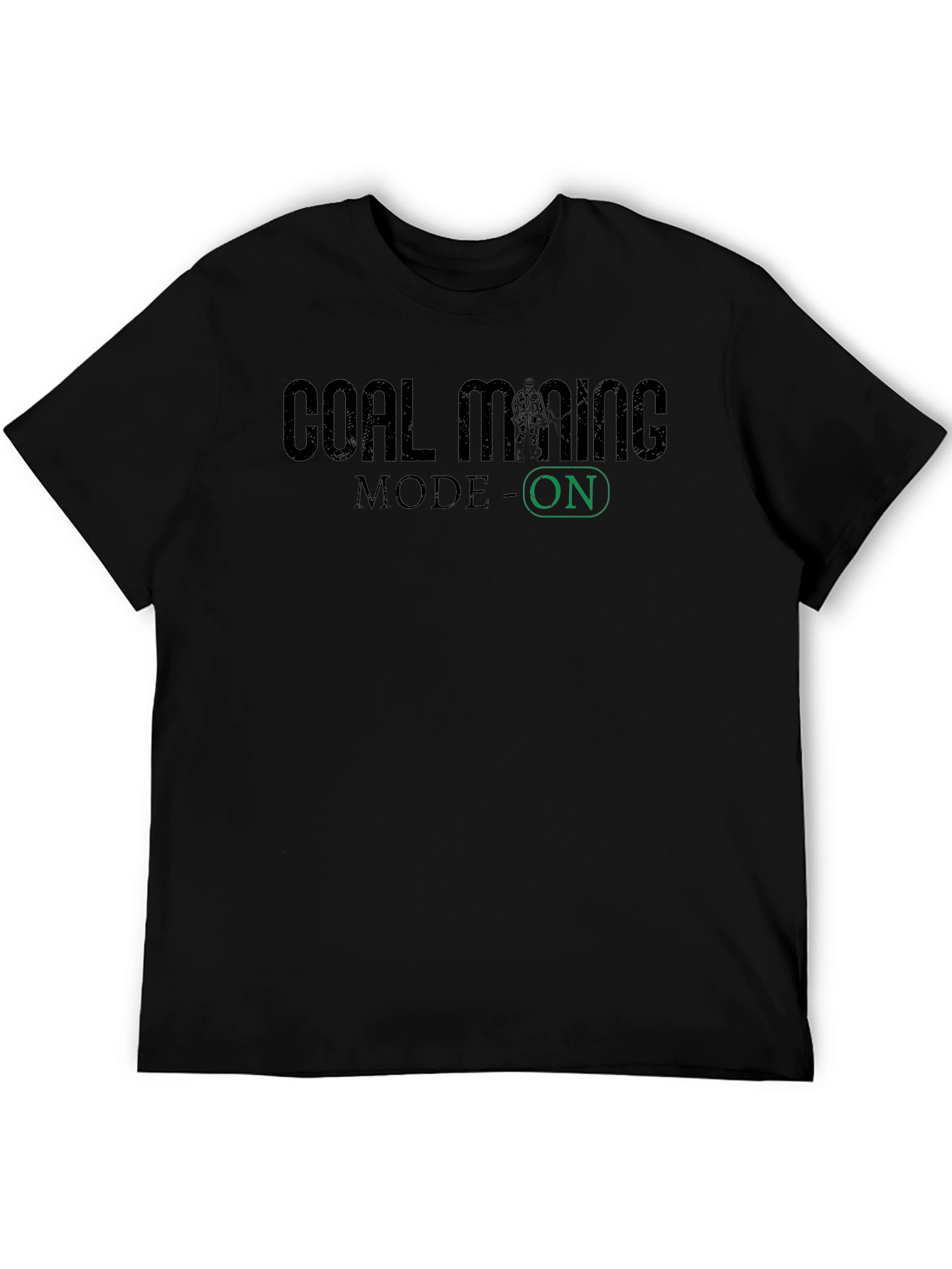Camiseta Negra Coal Mining Mode On