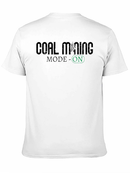 Camiseta Negra Coal Mining Mode On
